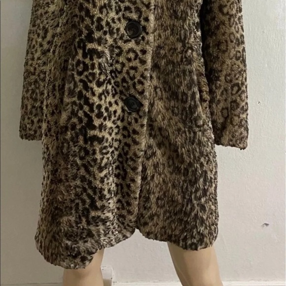 Leopard Faux Fur Coat - Picture 2 of 6